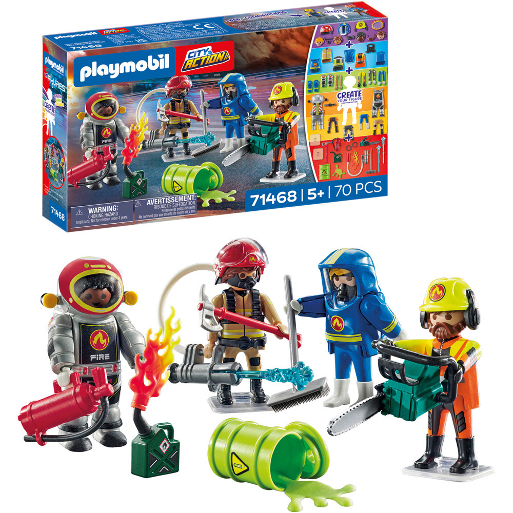 Playmobil My Figures Fire Rescue Playset 70 Piece Image 3
