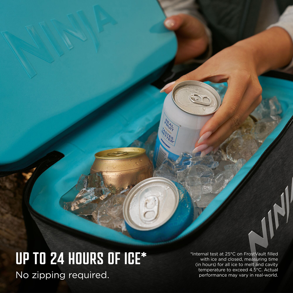 Ninja FrostVault Go 36 Can Charcoal Grey Cooler Backpack 23L Image 8