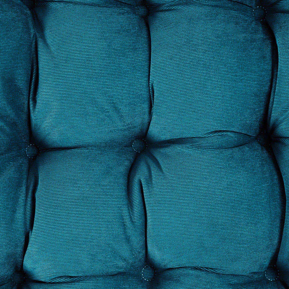 Living and Home Blue Soft Corduroy Chair Cushion 55 x 55cm Image 6