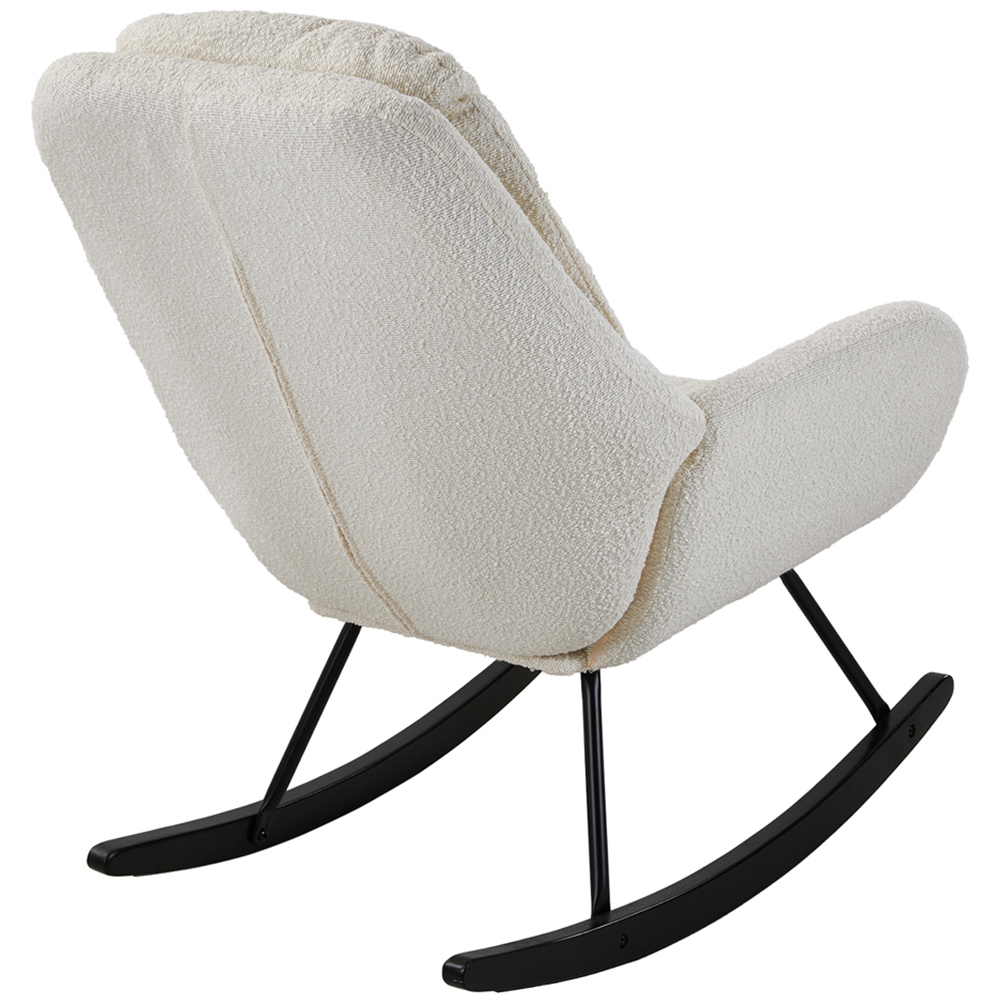 H&O Direct Modern Upholstered Rocking Chair Image 4
