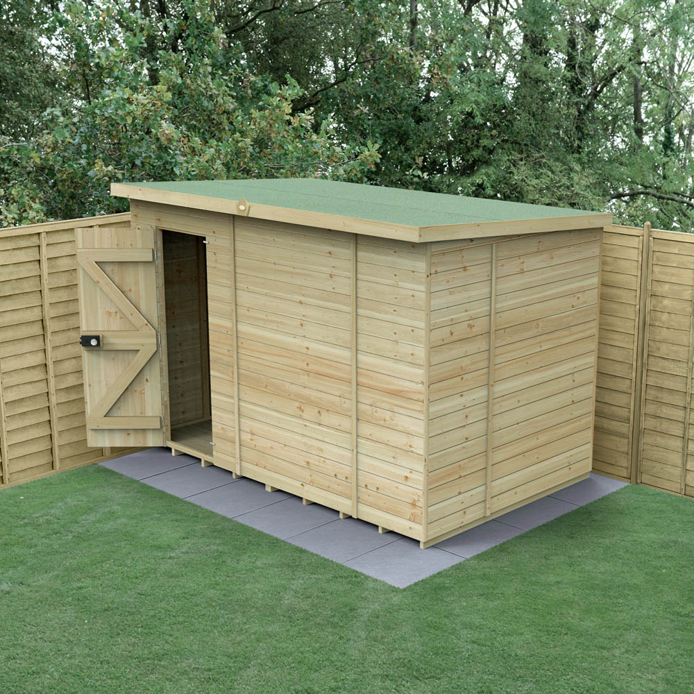 Forest Garden Timberdale 10 x 6ft Pent Shed Image 2