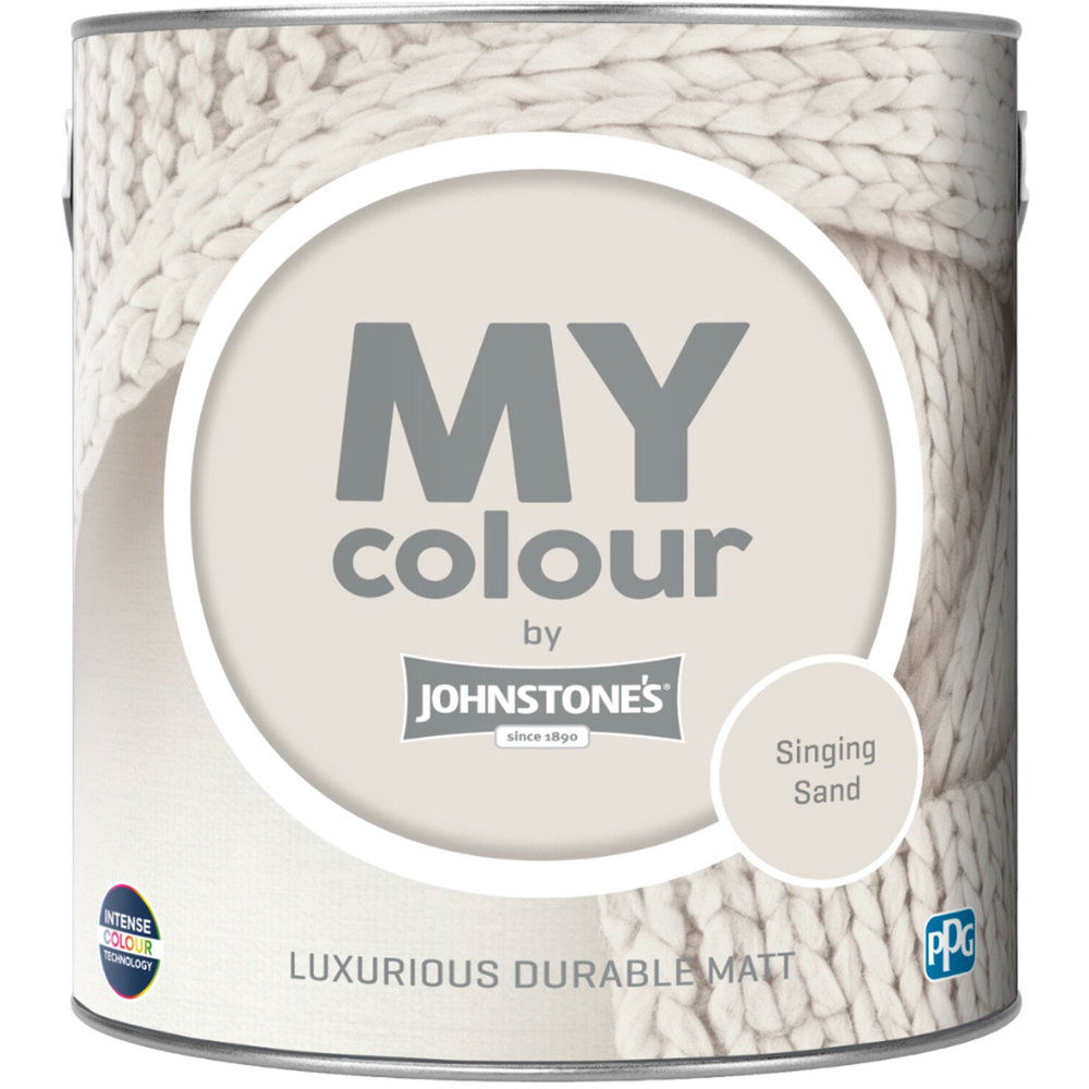 Johnstone's MY Colour Luxurious Durable Matt Paint Singing Sand Image 2