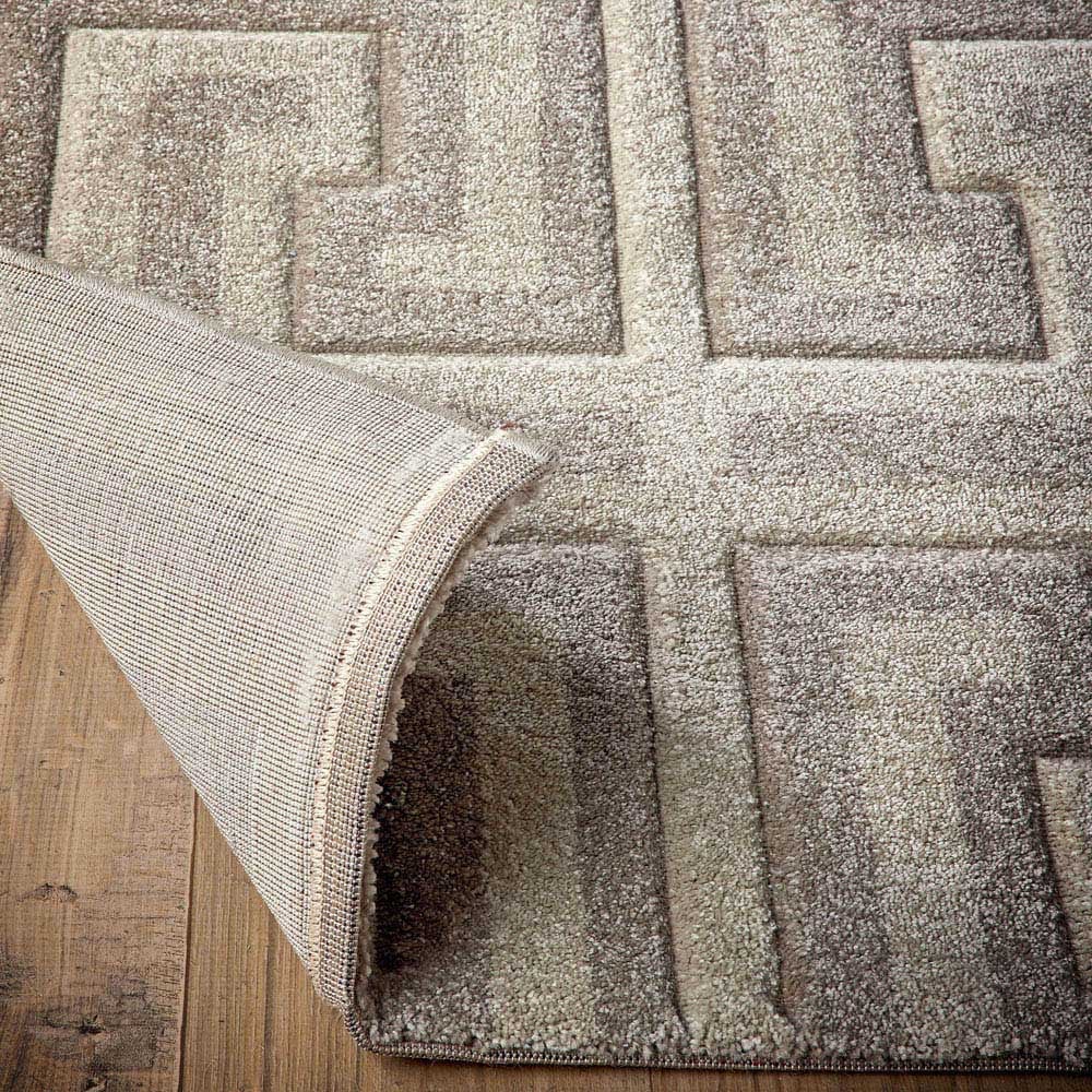 Origins Greek Key Beige Light Vision Rug 80 x 150cm Image 3