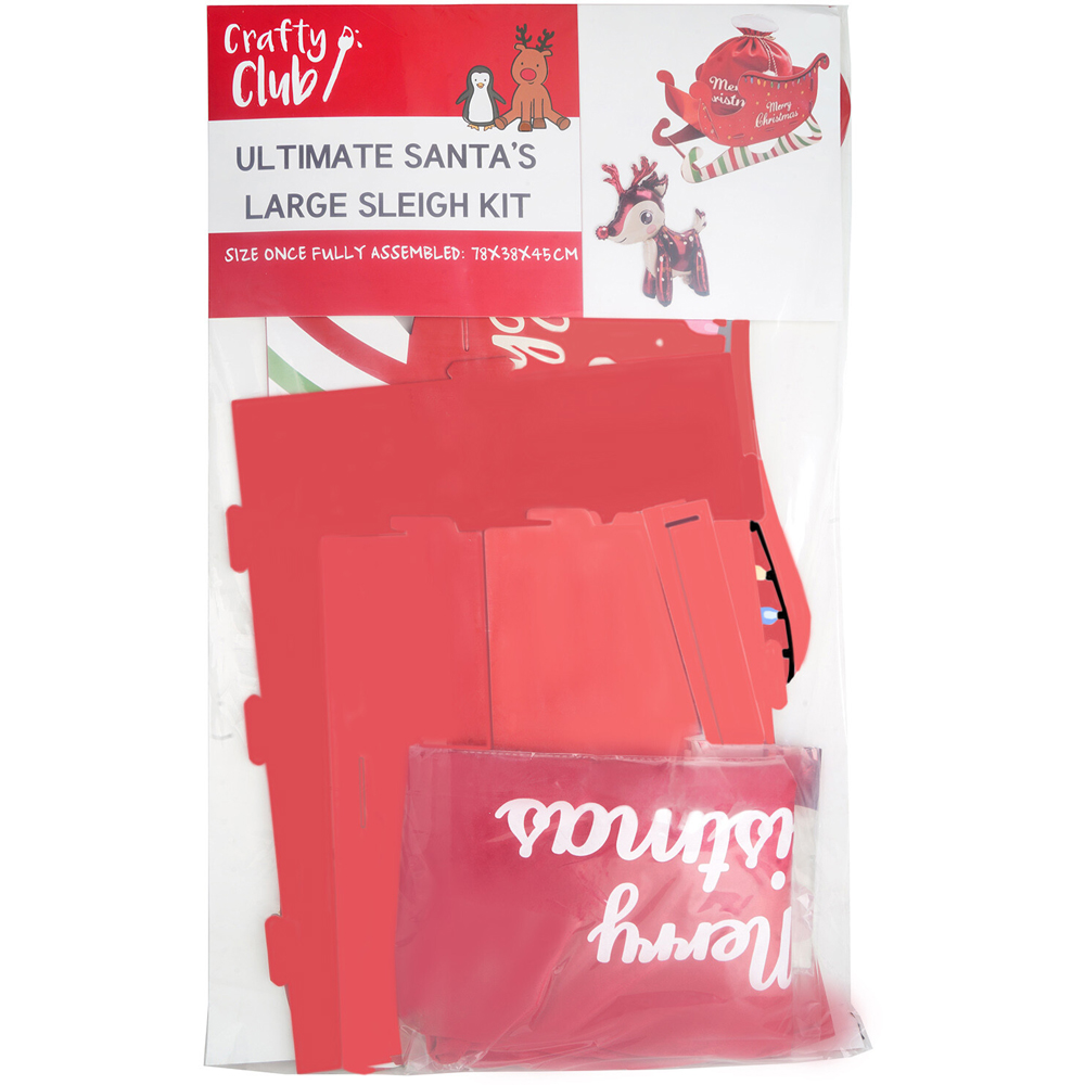 Ultimate Santas Large Sleigh Kit Red Image 2