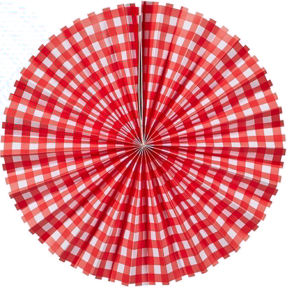 Pack of 6 Strawberry Fan and Honeycomb Decoration Kit Image 4