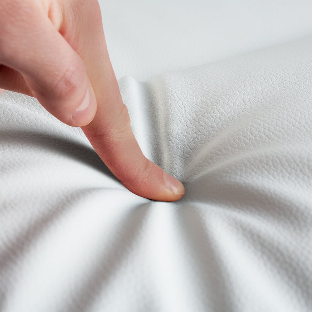 tectake Zulu White Office Chair with Padded Armrest Image 7