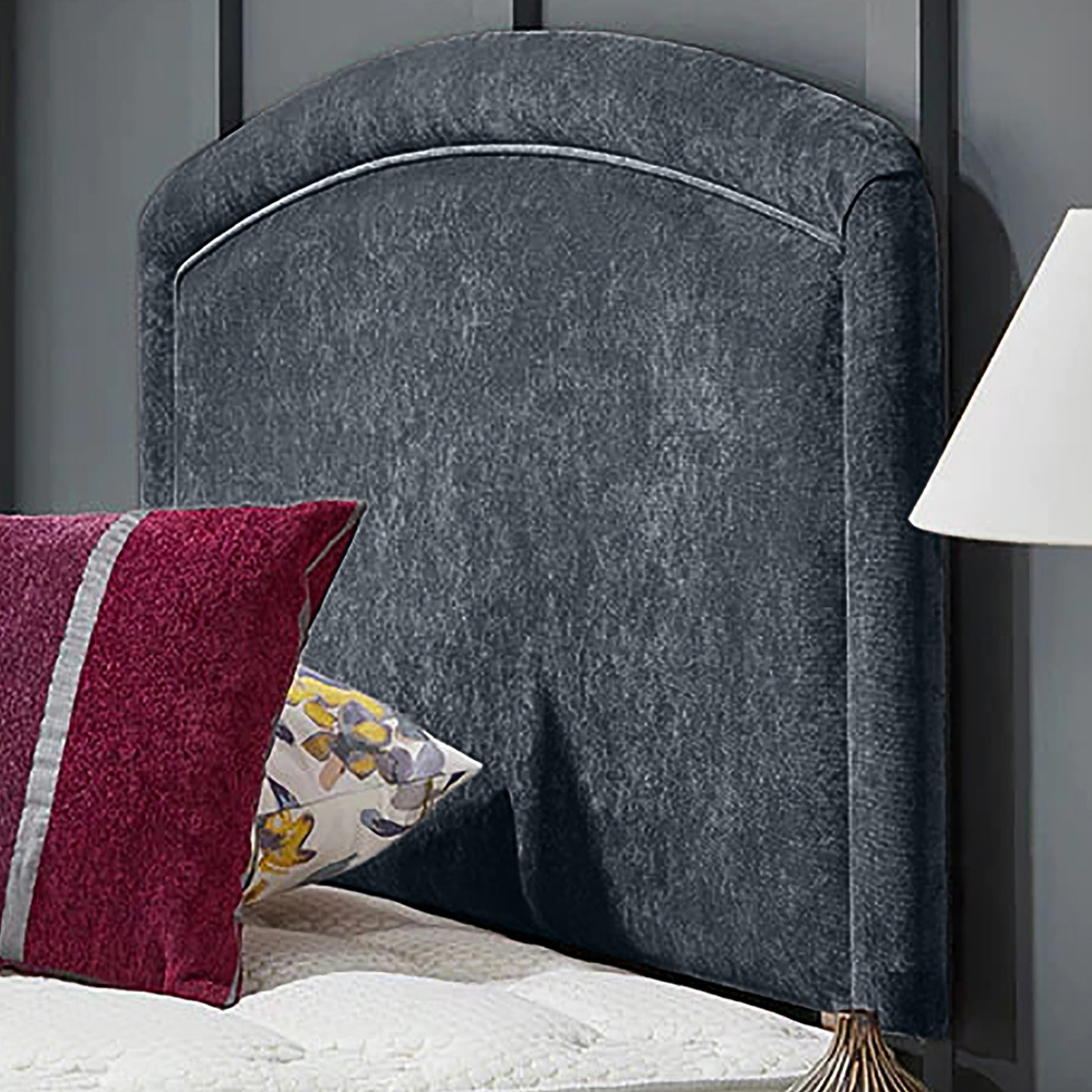 Eleganza Home Melanie King Size Charcoal Naples Strutted Headboard Image 1