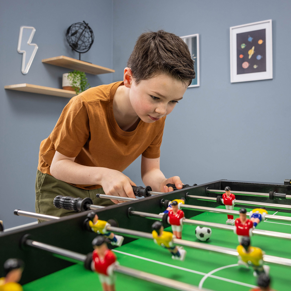 Toyrific Black Folding Football Table Family Game 3ft Image 6