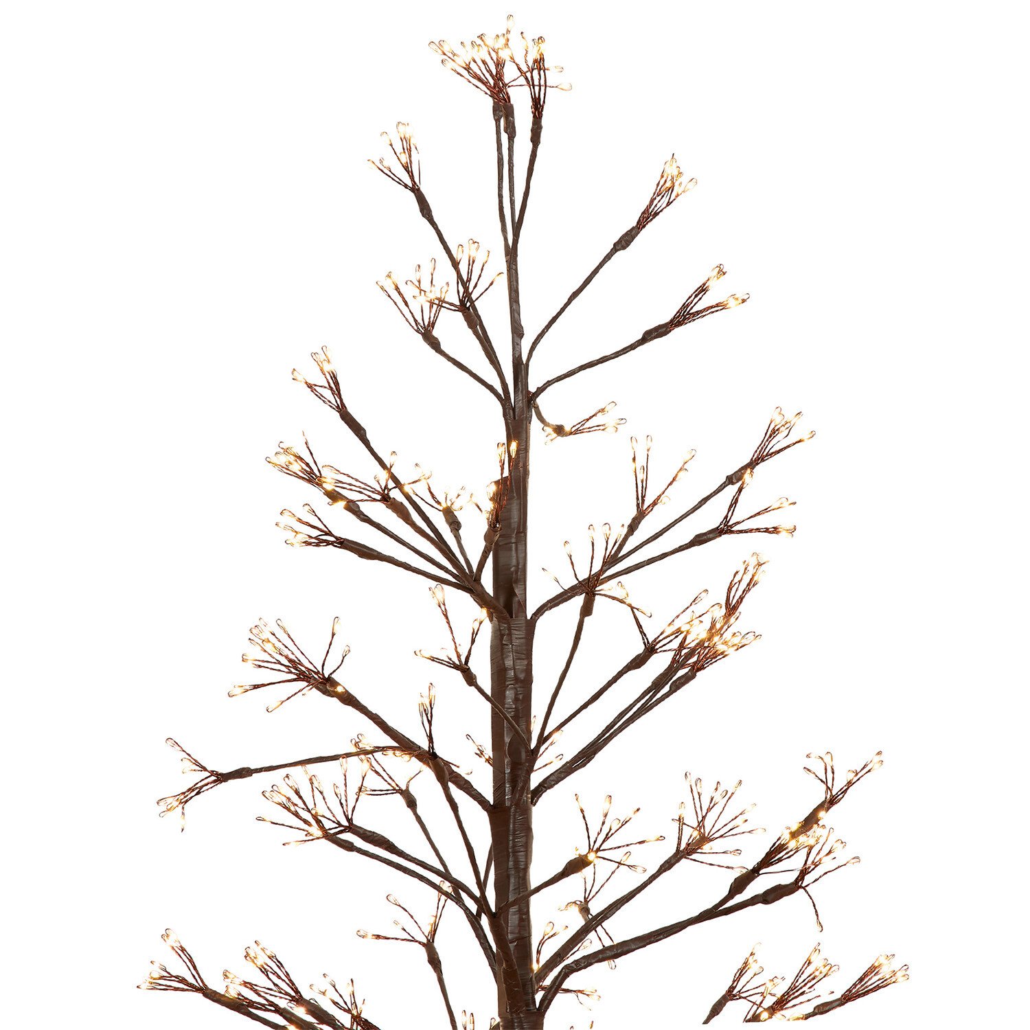 Wonderland Artificial LED Christmas Tree Brown 6ft Image 5