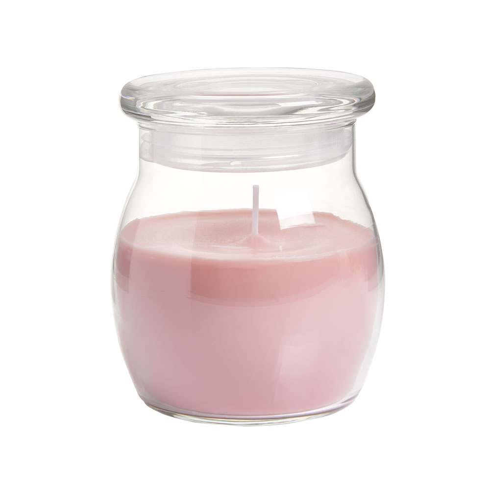 Wilko Jasmine and Honeysuckle Glass Candle Jar Image
