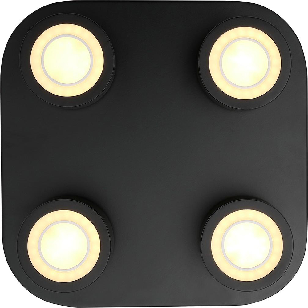 Nordlux Clyde 4-Spot Black Ceiling Light Image 3