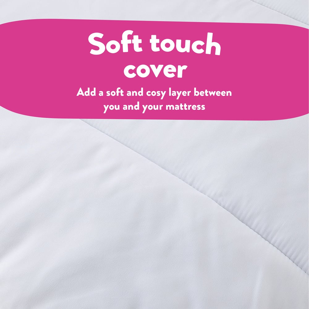 Slumberdown Single Sleep Soundly Rebound Mattress Topper Image 6