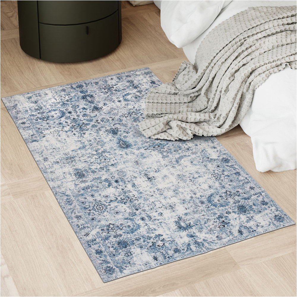 tectake Amara Vintage Non Slip Rug 150 x 80 x 0.6cm Image 2