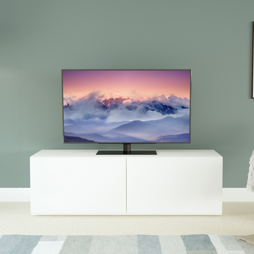AVF Universal Black Tilt and Swivel Table Top TV Stand Image 2
