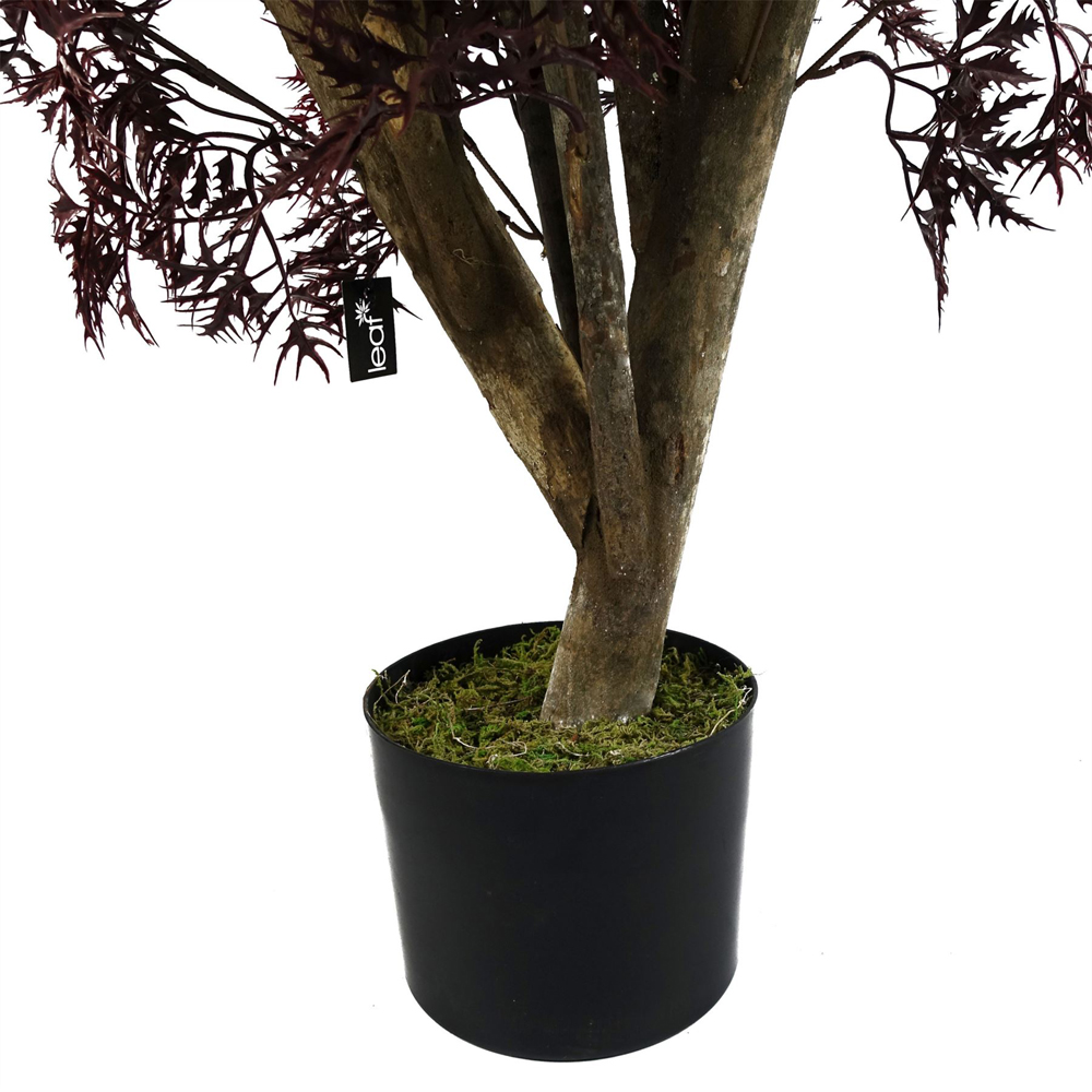Botanik Red Aralia Artificial Tree in Pot 4ft Image 5