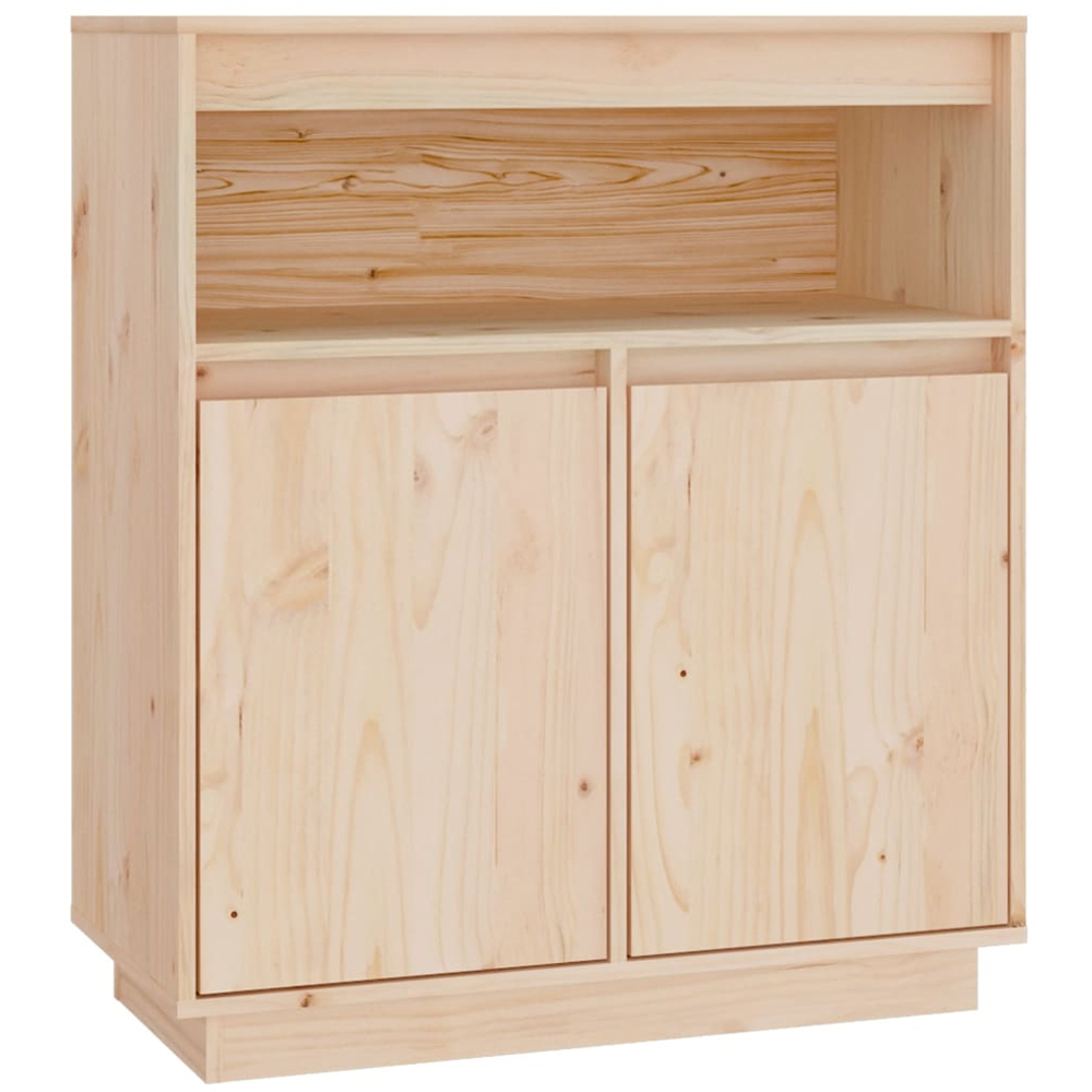 vidaXL 2 Door Single Shelf Sonoma Oak Sideboard Image 2