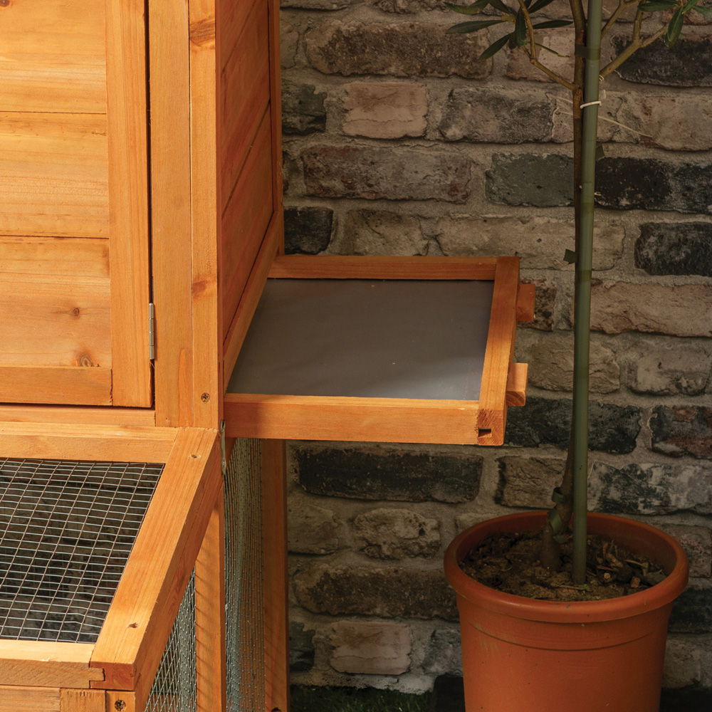 Small Animal Hutch and Run 100 x 90cm Image 3