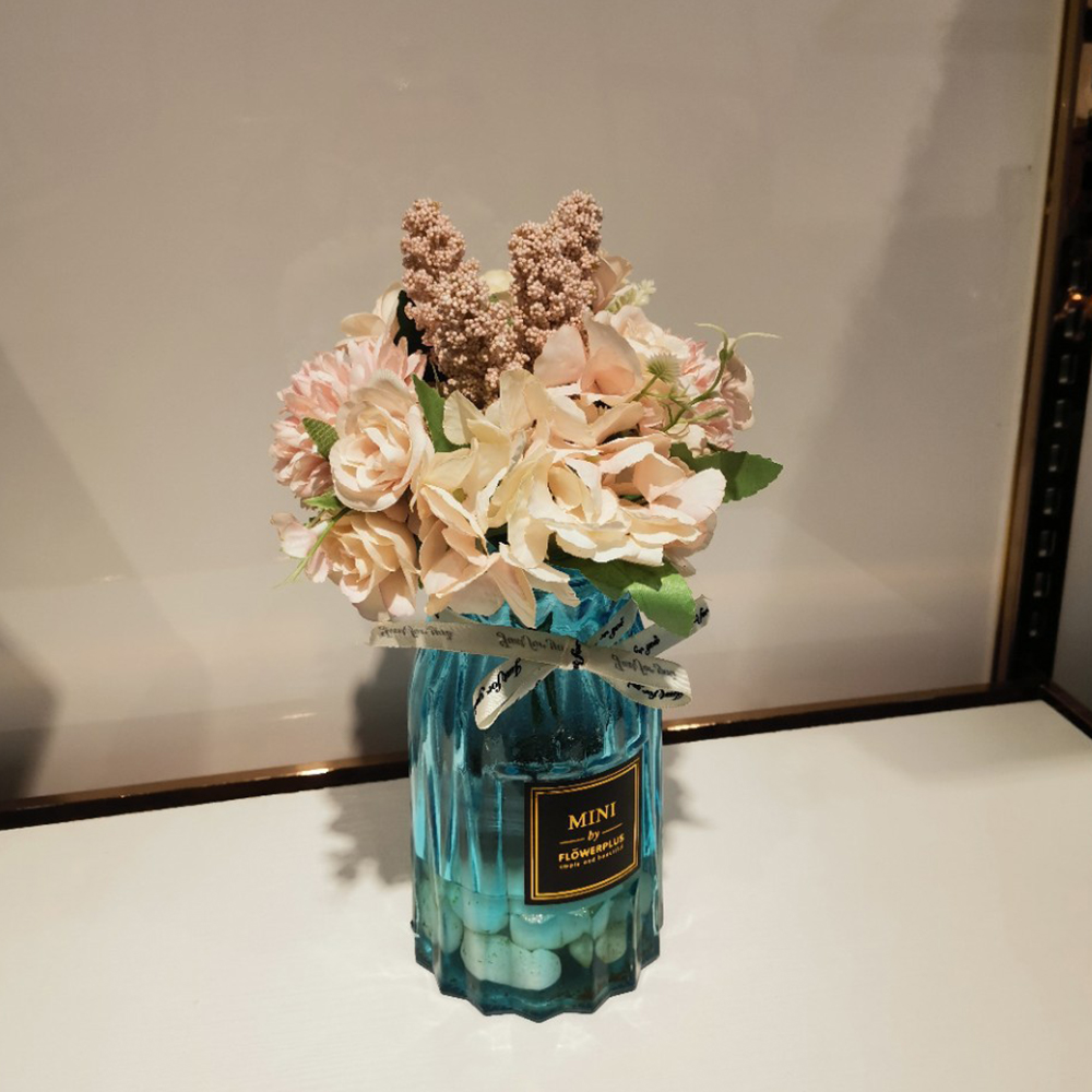 Living and Home Pink Artificial Silk Flower for Wedding Image 6