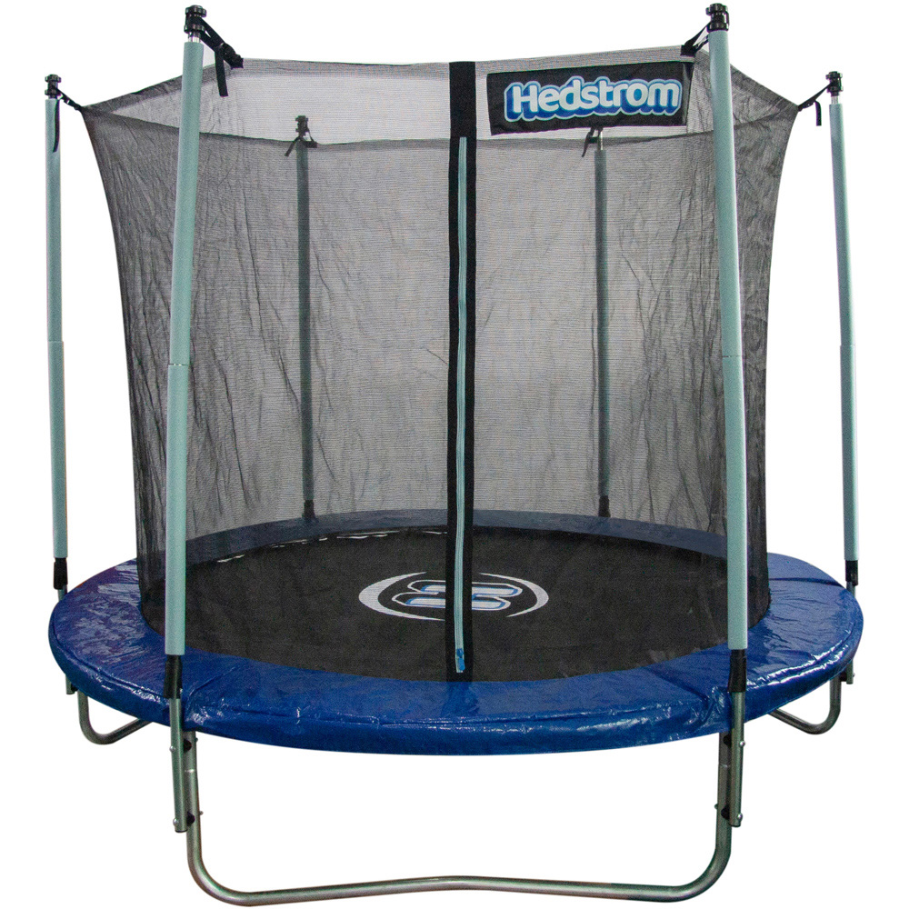 Hedstrom 8ft Blue and Black Foldable Trampoline Image 1
