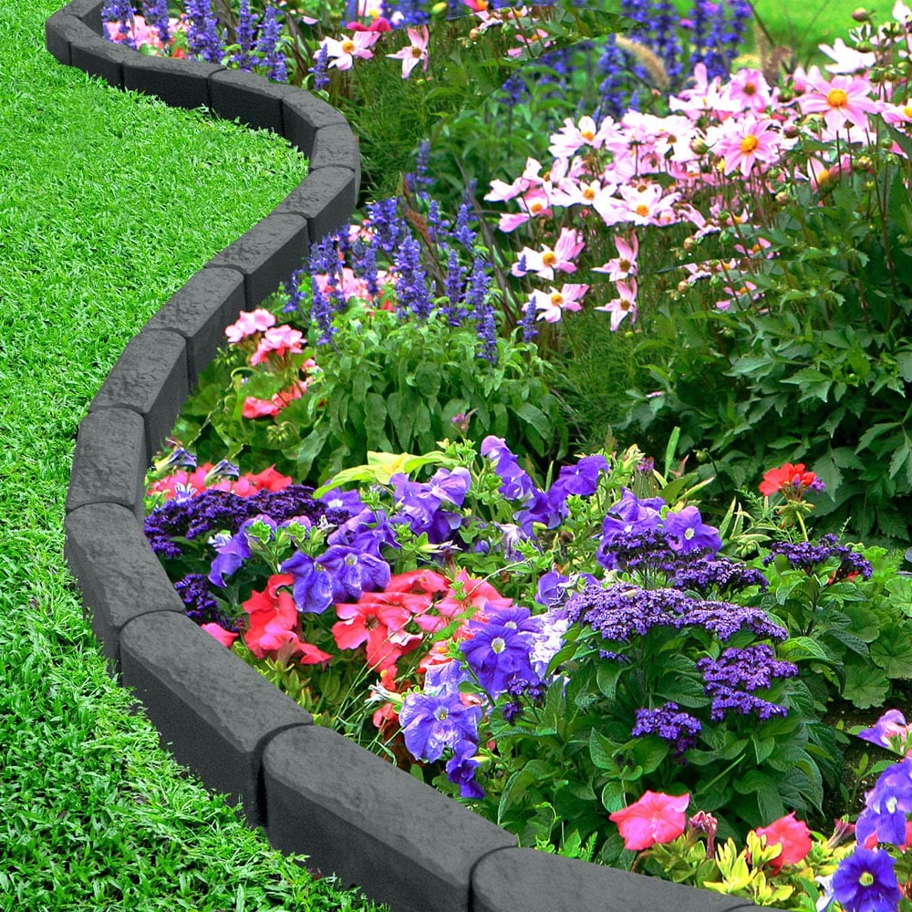 Nicoman Stomp Edge Garden Edging Border 30 x 10cm 12 Pack Image 2