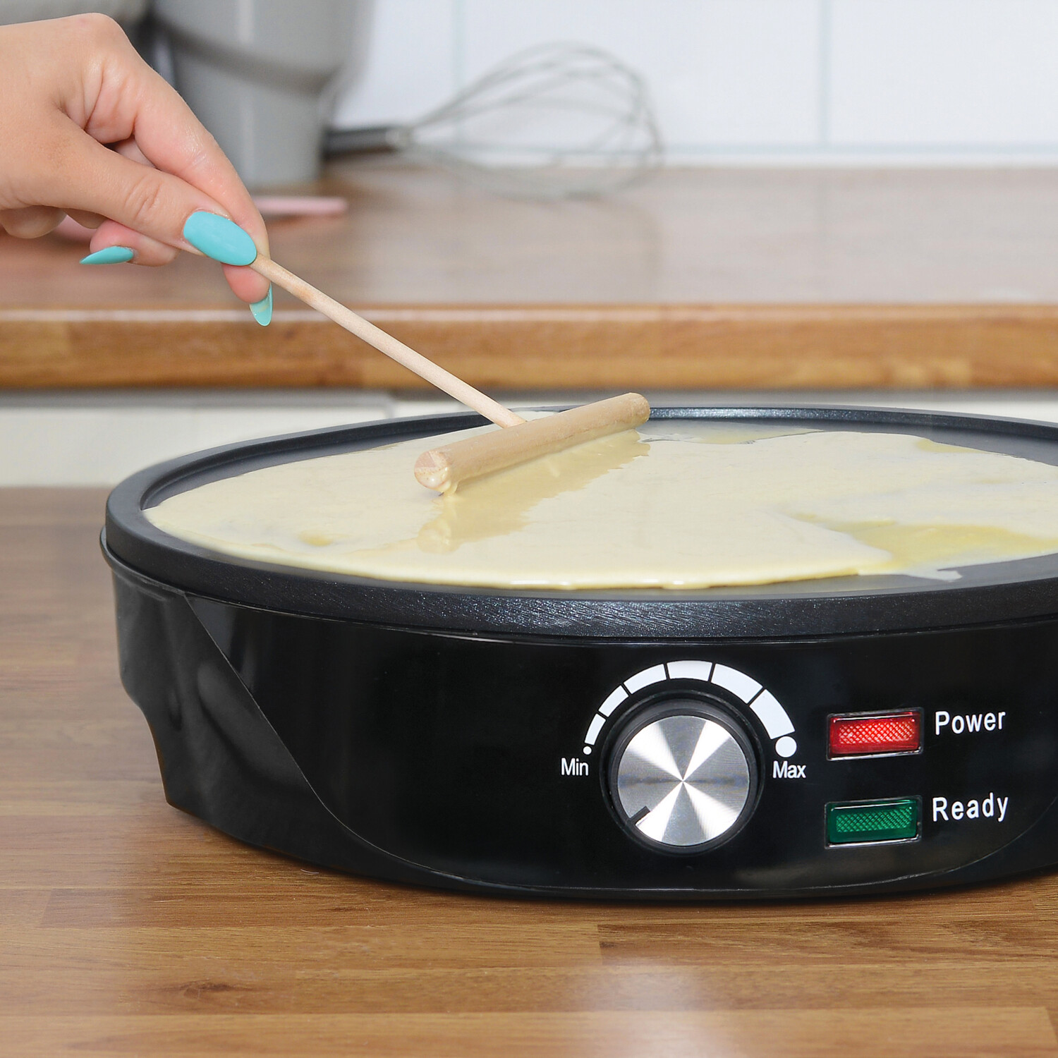 Non-Stick Crepe Maker Black Image 2