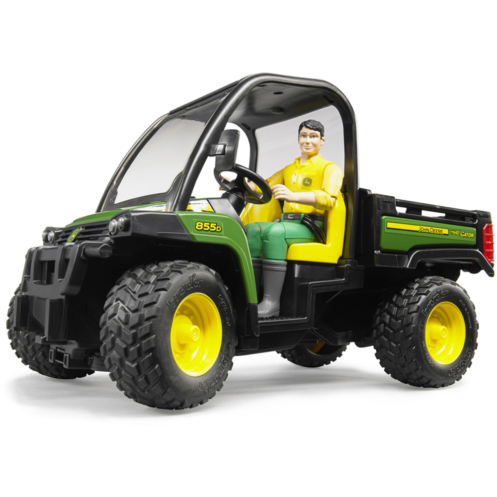 Bruder Kids John Deere Gator XUV 855D with Driver Playset Model Image 3