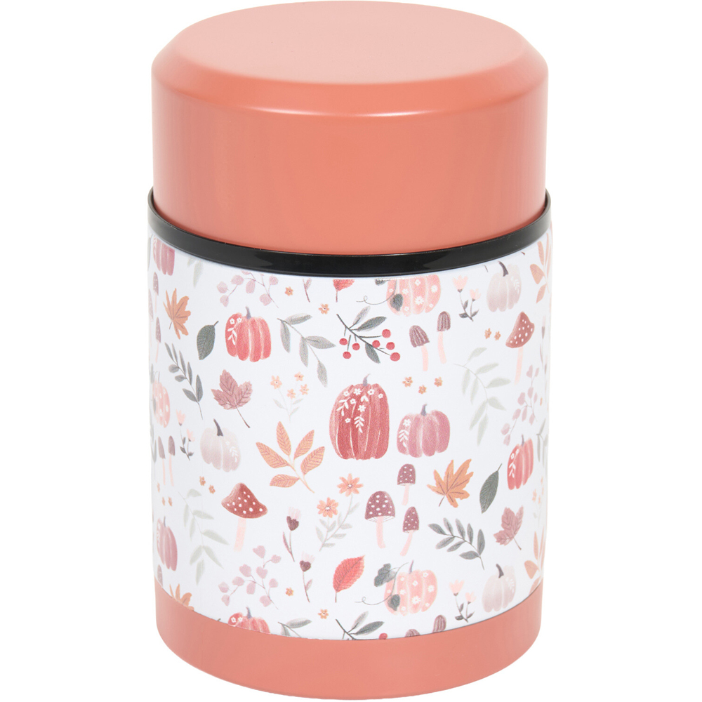 Autumn Stainless Steel Soup Food Flask with Spoon Image 3