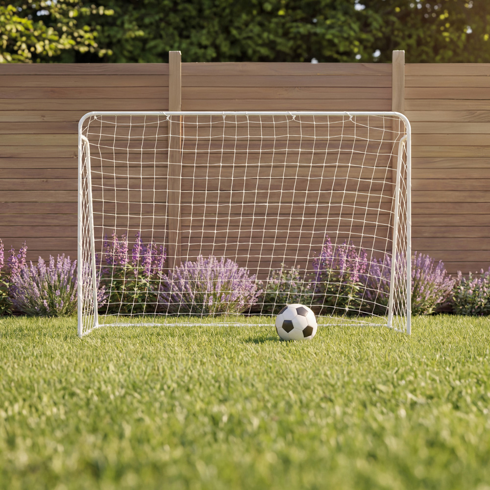 Charles Bentley Steel Frame Garden Football Goal 7 x 5ft Image 2