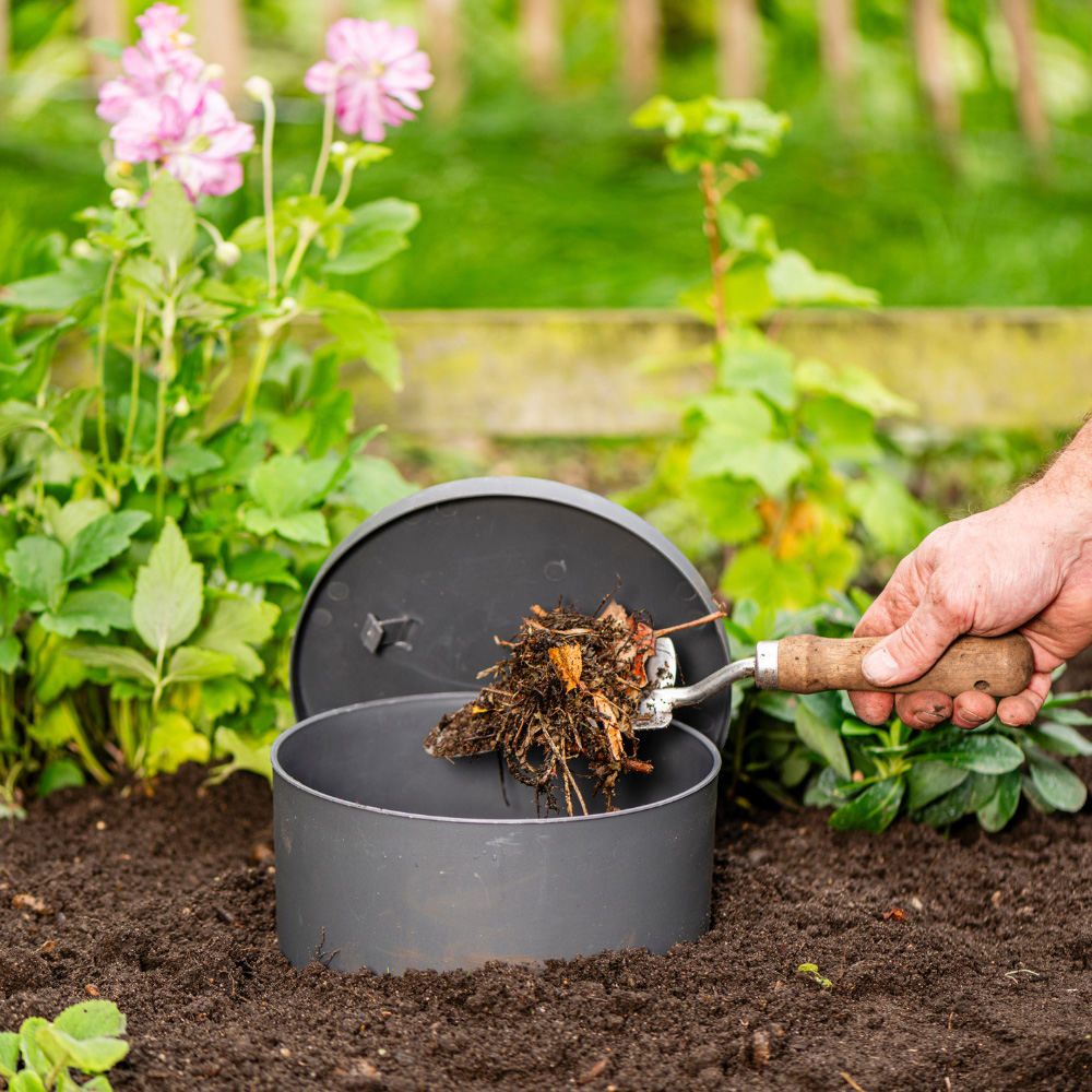 Garden Gear Plastic Underground Composter Bin 2 Pack Image 2
