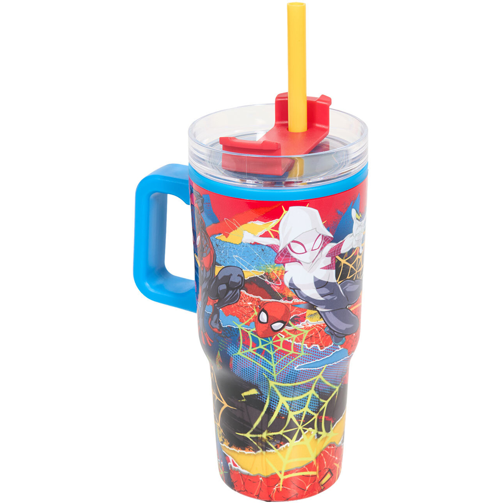 Spiderman 640ml Tumbler with Handle Image 4
