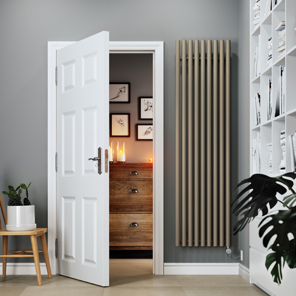 Terma Rolo Room Quartz Mocha Electric Radiator Bluetooth 1000W 1800 x 480mm Image 2