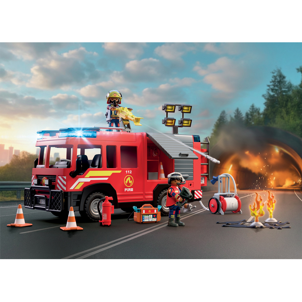 Playmobil Fire Rescue Truck Play Set 126 Piece Image 5