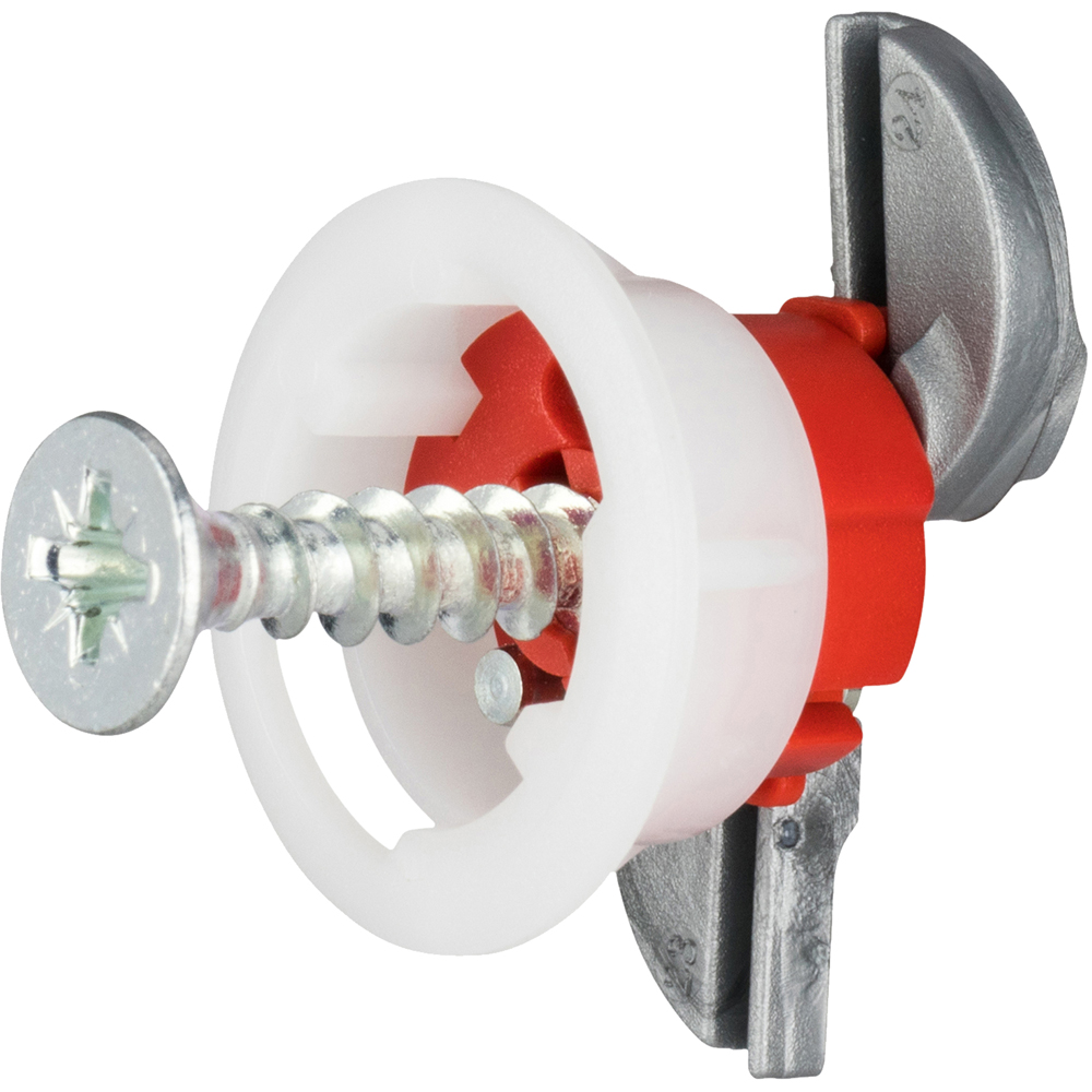 Charles Bentley Gripit Red Plasterboard Fixing 18mm 100 Pack Image 2