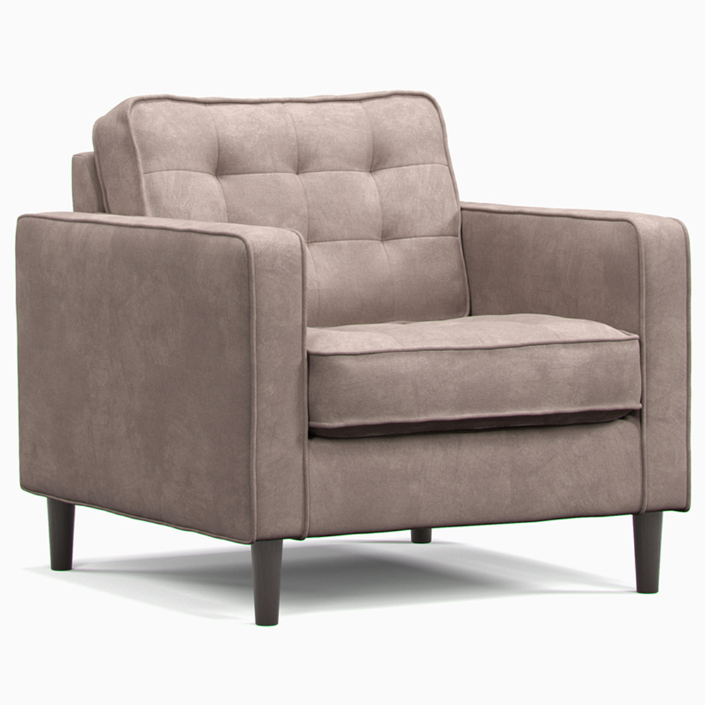 Eden 6 Seater Pewter Chenille Sofa Suite Image 5