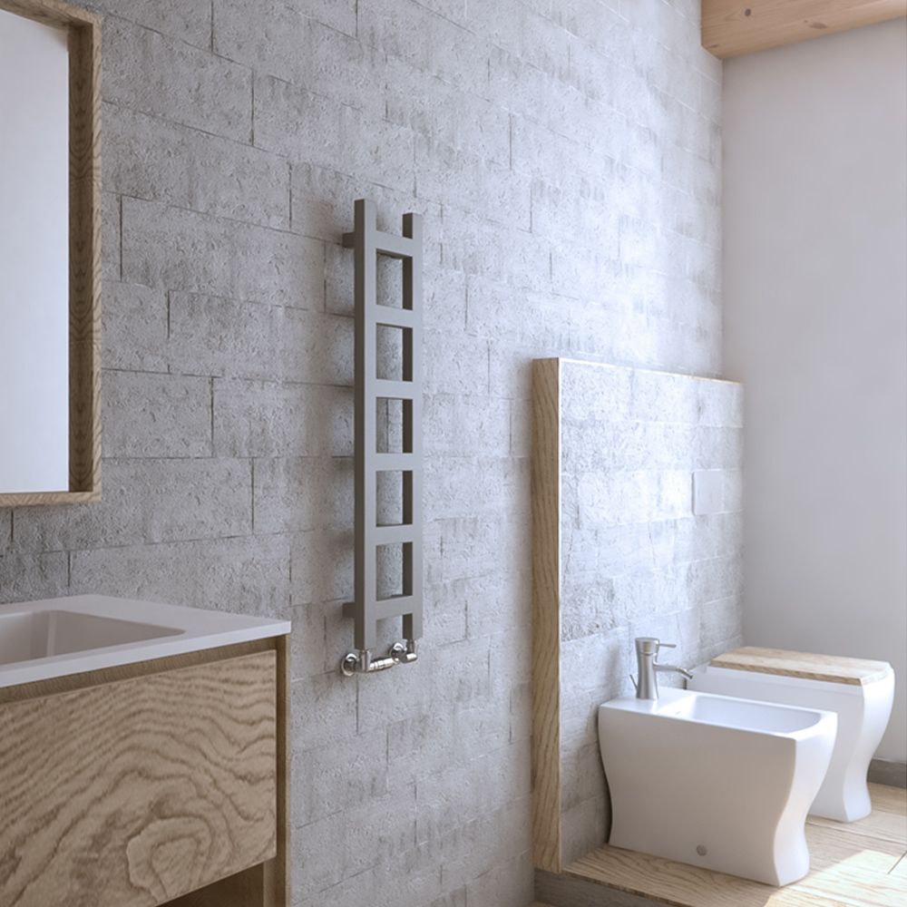 Terma Easy 638 BTU Sparkling Gravel Electric Heated Towel Rail 960 x 200mm Image 4