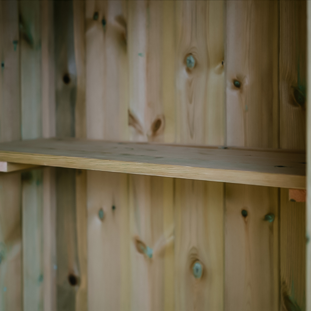 The Garden Village Chipping 7 x 3ft Small Bike Shed Image 6