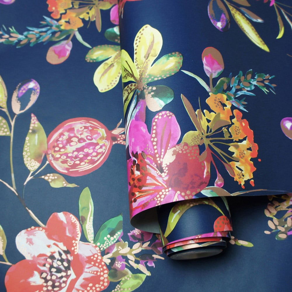 Holden Melgrano Navy Wallpaper Image 2