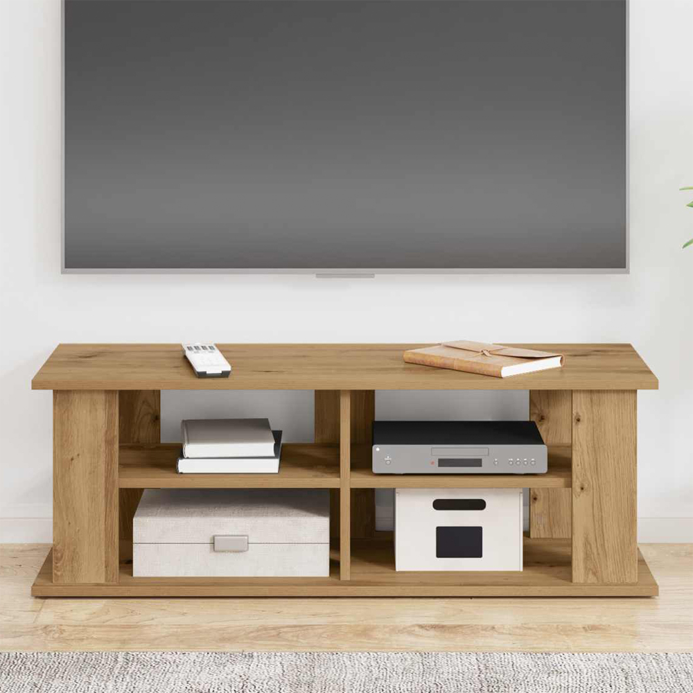 vidaXL 2 Shelf Artisan Oak TV Stand Image 1