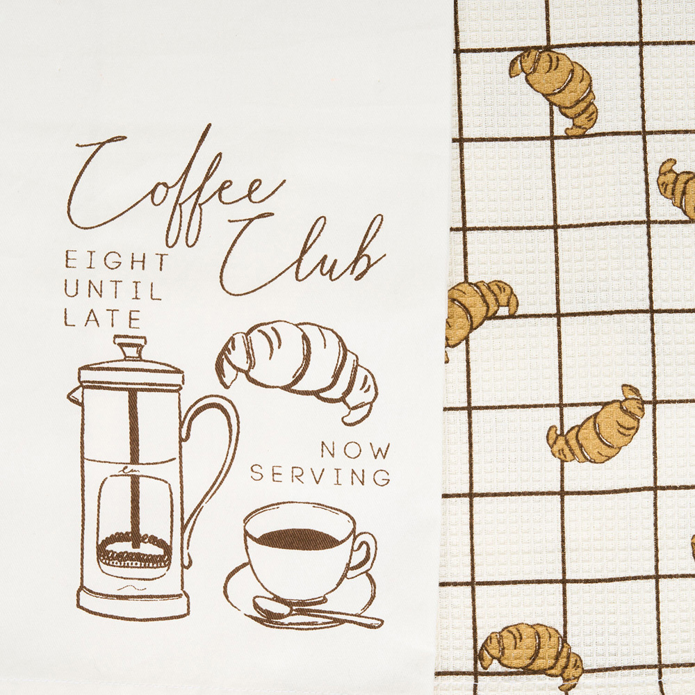 Pack of 2 Coffee Club Tea Towels Image 5
