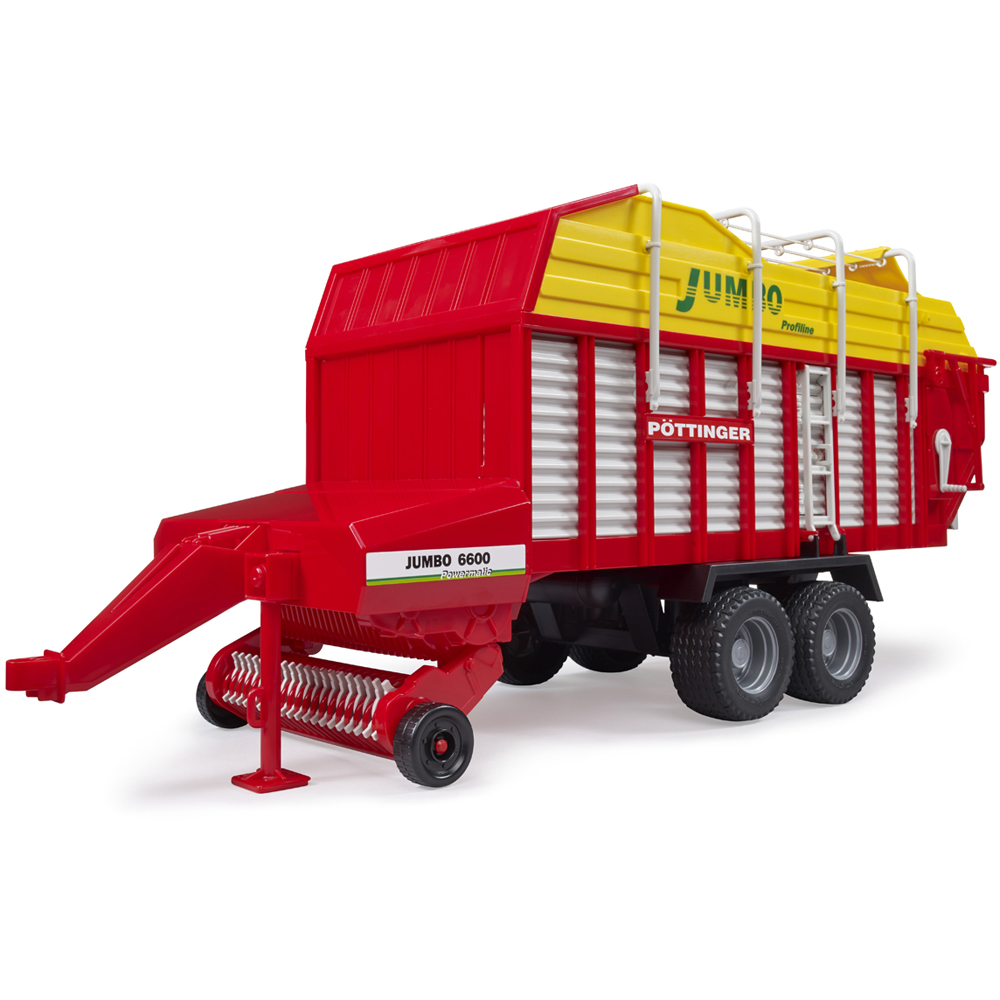 Bruder Kids Pottinger Jumbo 6600 Profiline Forage Trailer Playset Model Image 3