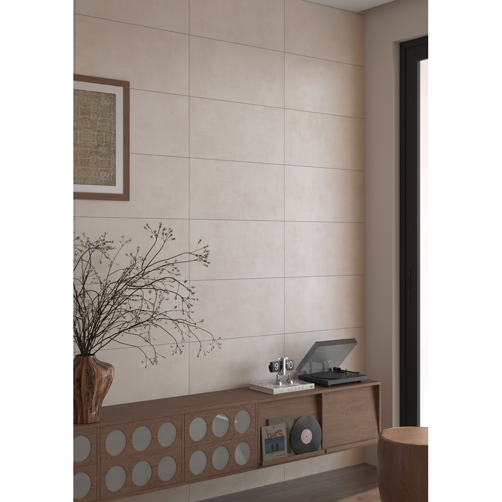 Bien Beton Wave Beige Ceramic Wall Tile 300 x 600mm 9 Pack Image 9