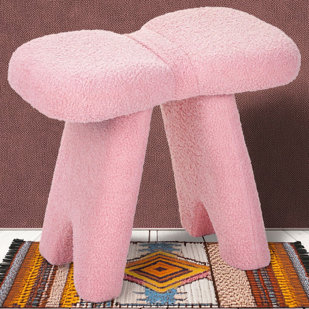 Bow Stool - Pink Image 1