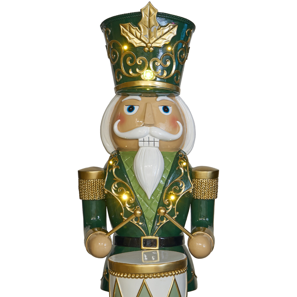 LED Drumming NutcrackerEmerald Image 5