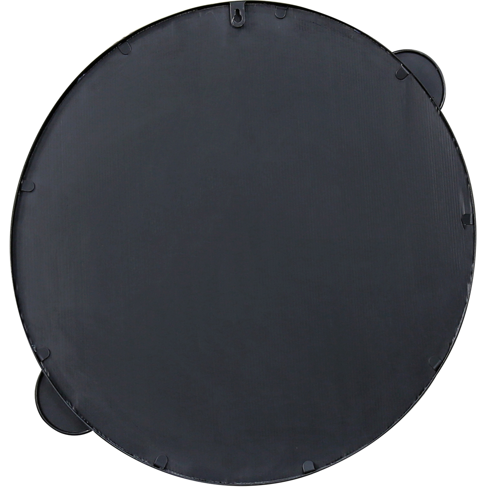 Charles Bentley Warsaw Black Dotted Round Wall Mirror Image 3