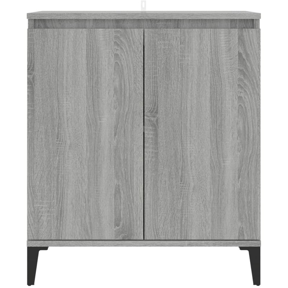vidaXL 2 Door Grey Sonoma Sideboard Image 5