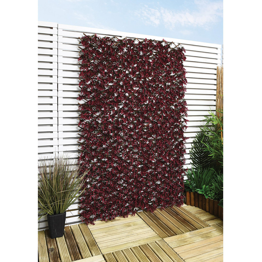 Expanding PVC Fence - Eucalyptus Willow Image 2
