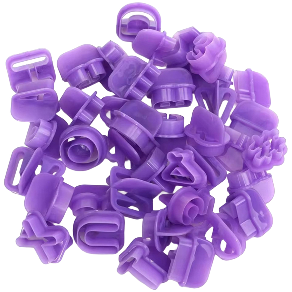 ATEK 40 Piece Fondant Cutters Cake Decorating Letter Number and Symbol Set Image 1