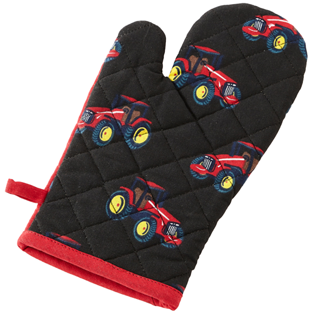 Highlands Homeware Mary Tractor Single Oven Mitt Red Image 1