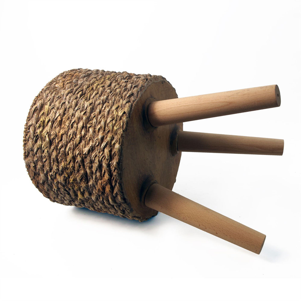 Leaf Woven Effect Composite Style Planter with Stand Image 3