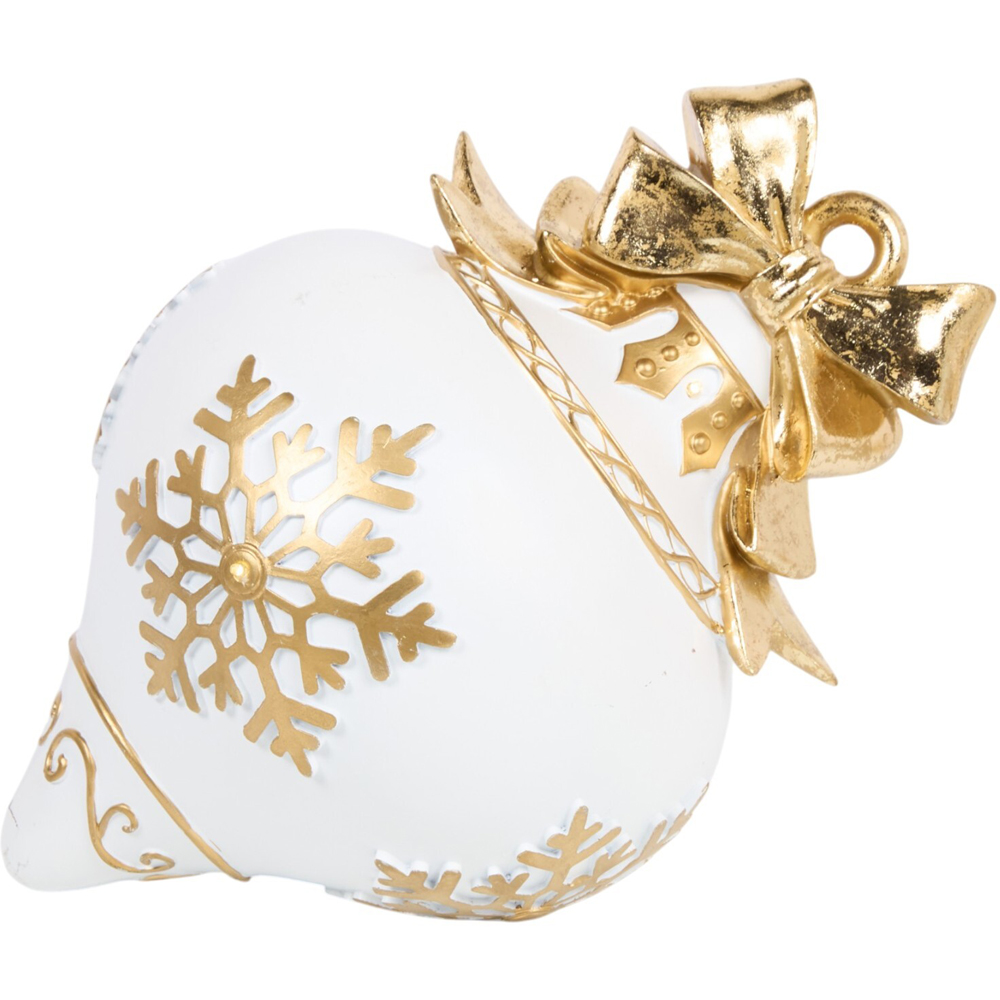 Light Up Bauble Ornament Gold Image 4